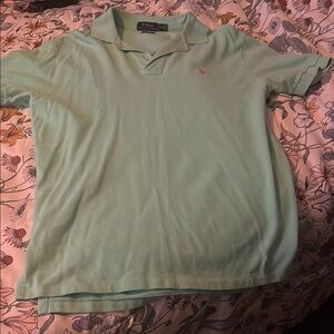 Polo by Ralph Lauren Men's Mint Green Polo Shirt